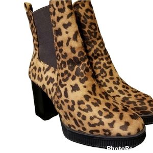 Seven7 Animal Print Heeled Boots